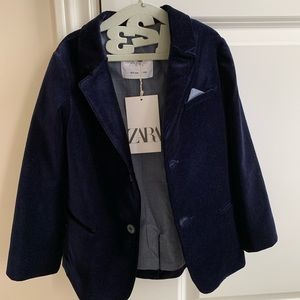 Zara velvet blazer